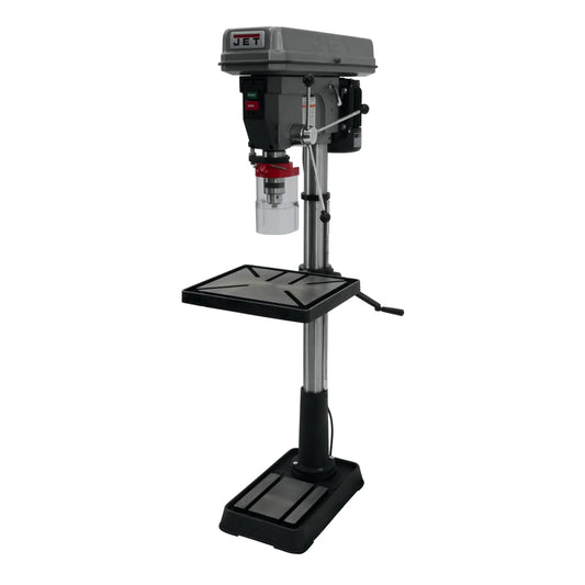 JET 20-Inch Floor Drill Press, 12 Speed, 1-1/2 HP, 115/230V 1Ph (Model JDP-20MF)