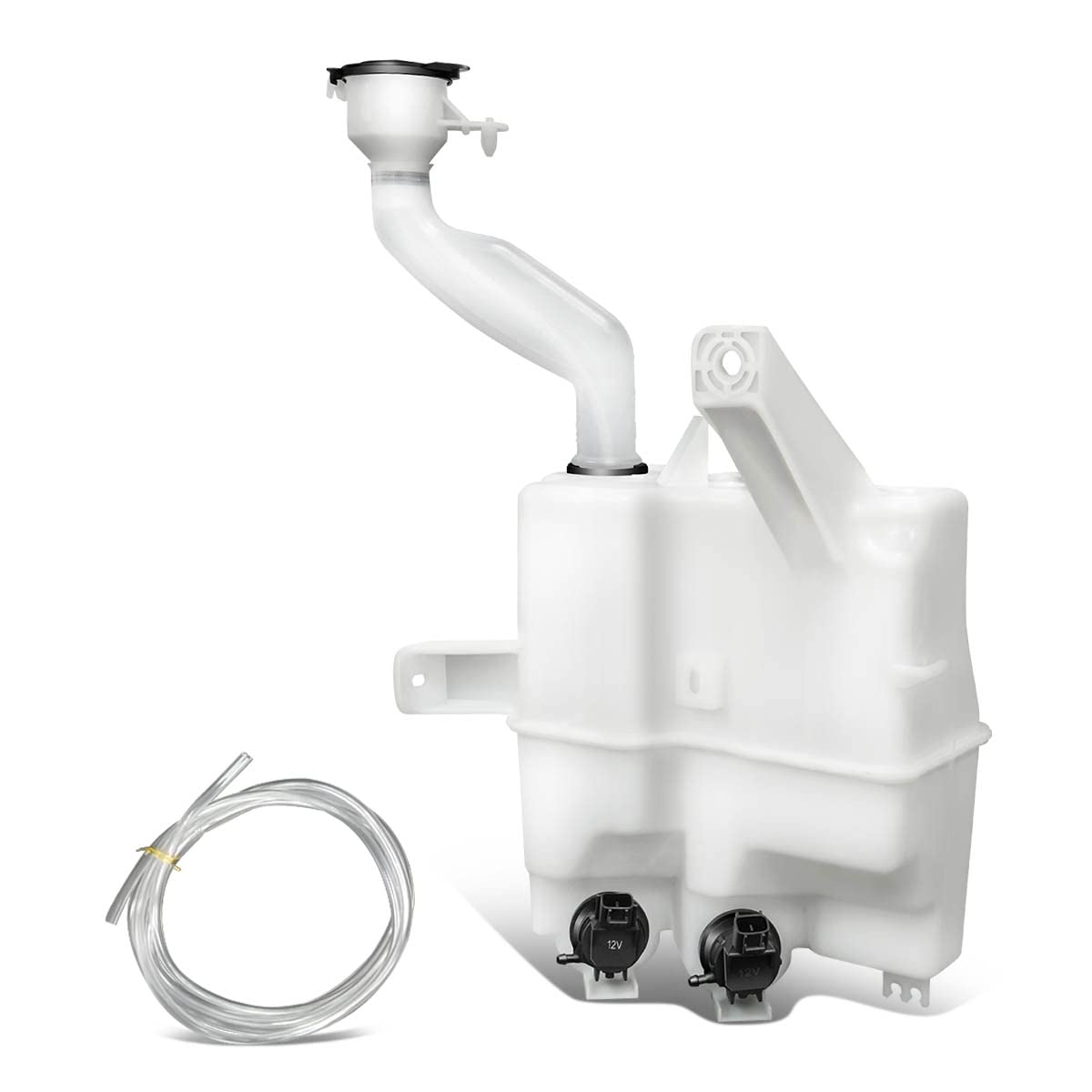 DNA Motoring OEM-WT-TO1288179 Factory Style Windshield Washer Fluid Reservoir Compatible with 10-15 Prius / 12-15 Prius Plug-In w/Headlight Washer