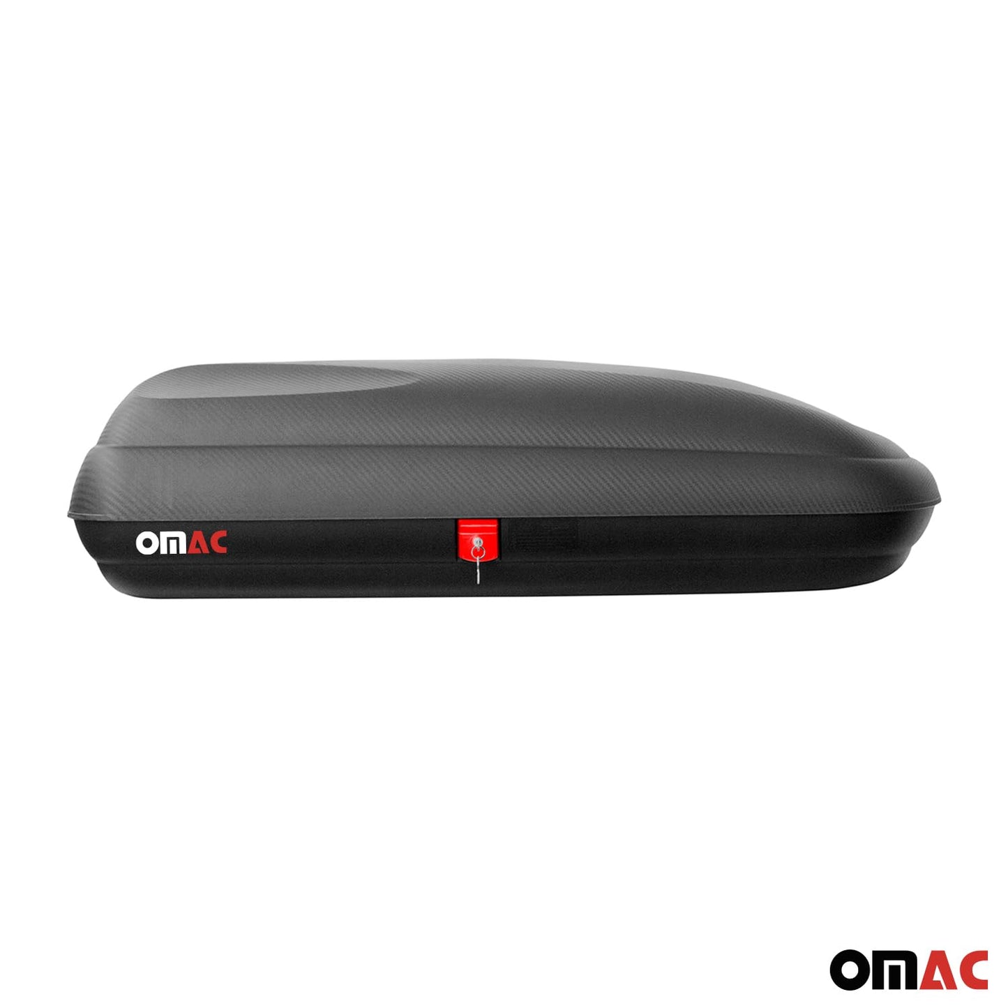 OMAC Car Rooftop Cargo Box Luggage Carrier 11.3 Cubic Feet Carbon Fiber Textured