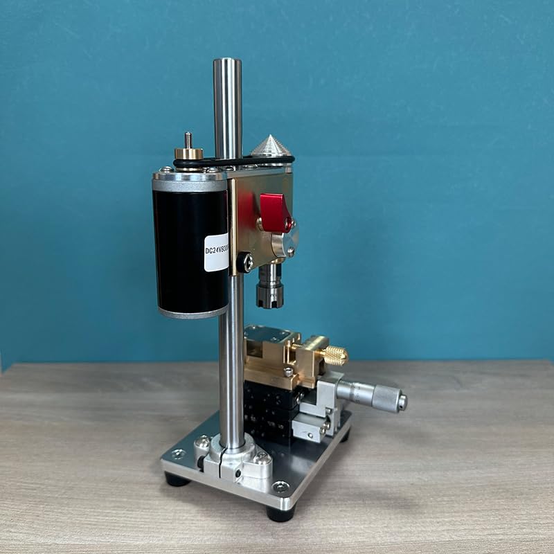 Mini Drill press, Precision Benchtop Drill Press, Watchmaker Tools Multifunction Precision Bench Crown Punch Remove Broken Screws from Movement Plate