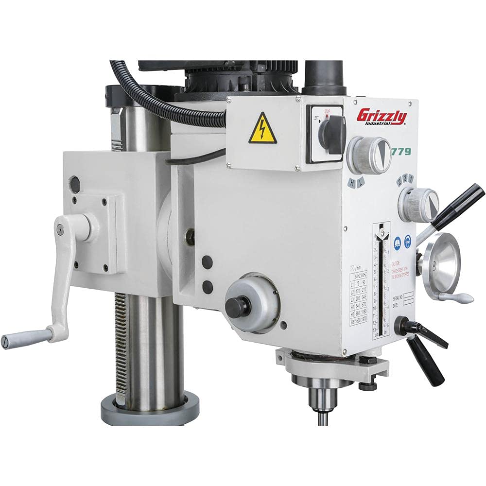 Grizzly Industrial G0779-23-3/8" Heavy-Duty Floor Model Gearhead Drill Press