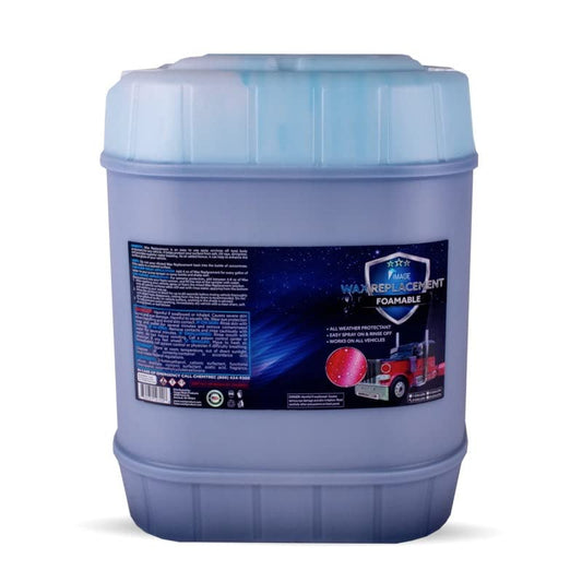 Image Wash Products Wax Replacement (Foamable) - Protectant for Any Size Vehicle. Foam On/Rinse Off (5 Gallon)