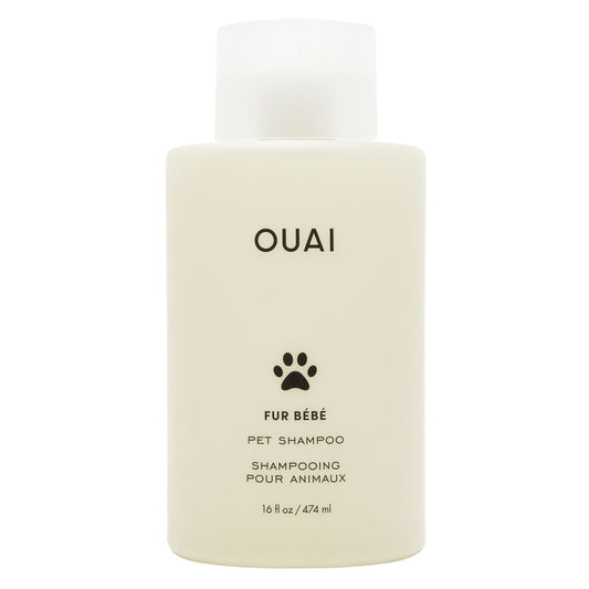 OUAI Fur Bébé Pet Shampoo, Mercer Street Scent - Dog Shampoo and Coat Wash for Hydrating, Cleansing and Adding Shine - Pet Supplies by OUAI (16 Fl Oz)