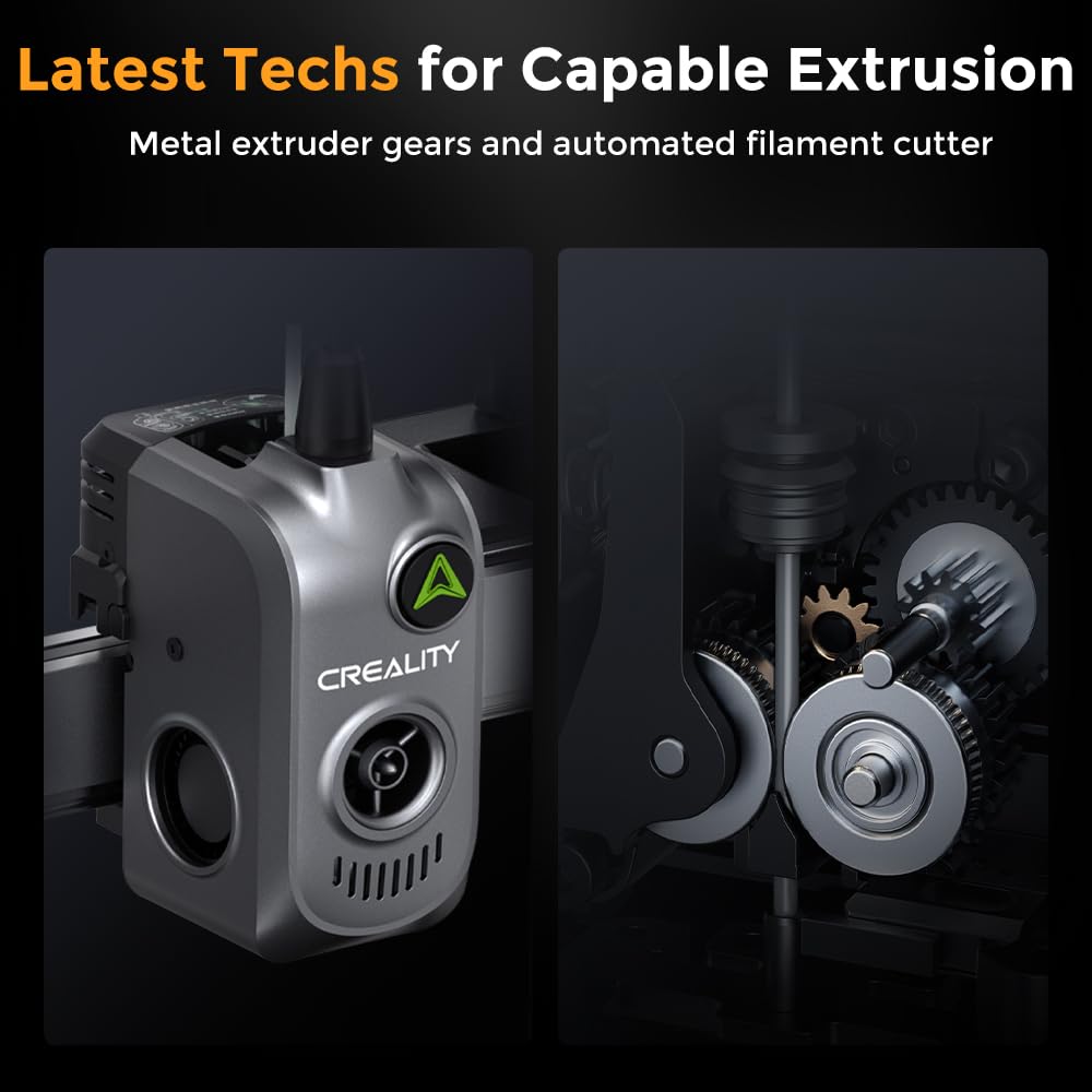 Creality Hi Combo (A) 3D Printer, Multi Color 3D Printing with CFS, 500mm/s Print Speed 95% Pre-Assemble, XY Step-Servo Motor and Auto Leveling Build Volume ‌10.24×10.24×11.81 inch