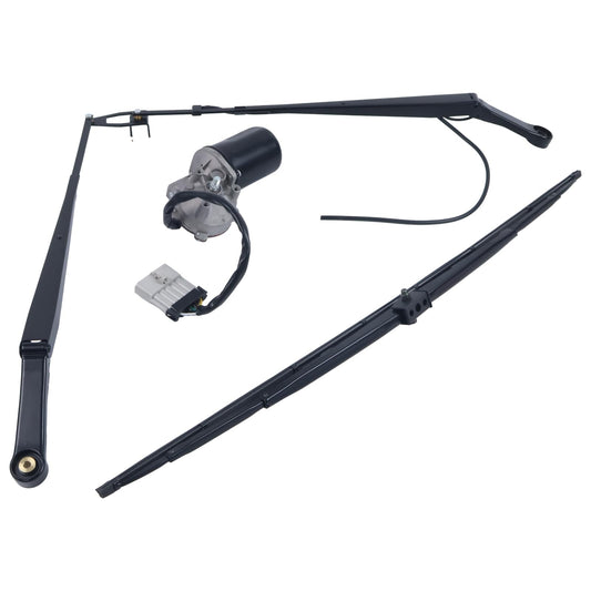 Czomoizc 7168952 7168953 7168954 Wiper Motor Arm Blade Kit Compatible with Bobcat Skid Steer A770 S450 S510 S530 S550 S570 S590 S630 T450 T550 T550 T590 T630 T650