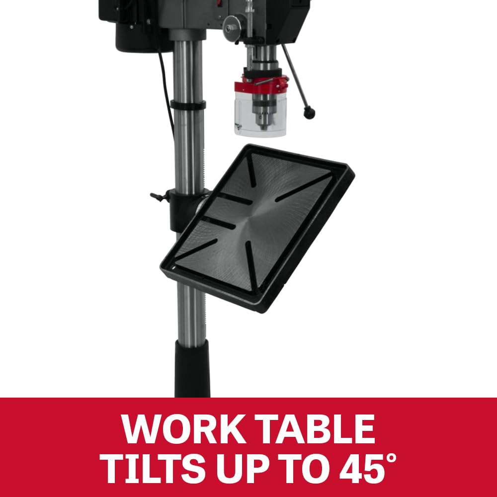 JET 20-Inch Floor Drill Press, 12 Speed, 1-1/2 HP, 115/230V 1Ph (Model JDP-20MF)