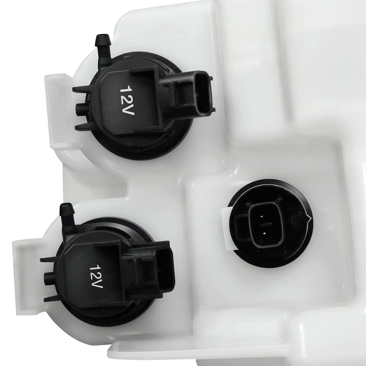 DNA Motoring OEM-WT-TO1288166 Factory Style Windshield Washer Fluid Reservoir Assembly Compatible with 2006-2008 Rav4 w/Fluid Level Sensor & Dual Pumps