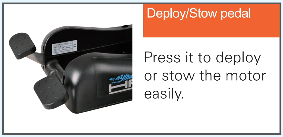 MTLAKEMOTOR HASWING Electric Trolling Motor – 24V 80LB 48 Inch Shaft Cayman Bow Mount Boat Fishing Saltwater Freshwater with Remote Control