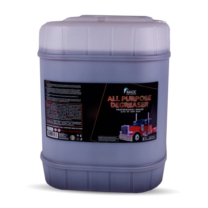 Image Wash Products All Purpose Foaming Degreaser - 5 Gal. - Works On Interior/Exterior Surfaces - Engine Bay Cleaner/Car Interior Cleaner/Tire Degreaser - Heavy Duty