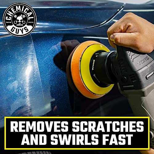 Chemical Guys BUF_209X TORQX Random Orbital Polisher, Complete Detailing Kit with Pads, Pad Cleaner & Conditioner, Towels (Safe for Cars, Trucks, SUVs, & More) 700W, Orbit 8mm - 12 Items