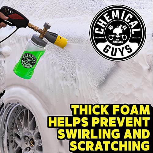 Chemical Guys EQP324 Big Mouth Max Release Foam Cannon (Car Wash, Home Wash & Boat Wash Foam Cannon That Connects to Your Pressure Washer) 34 oz Bottle
