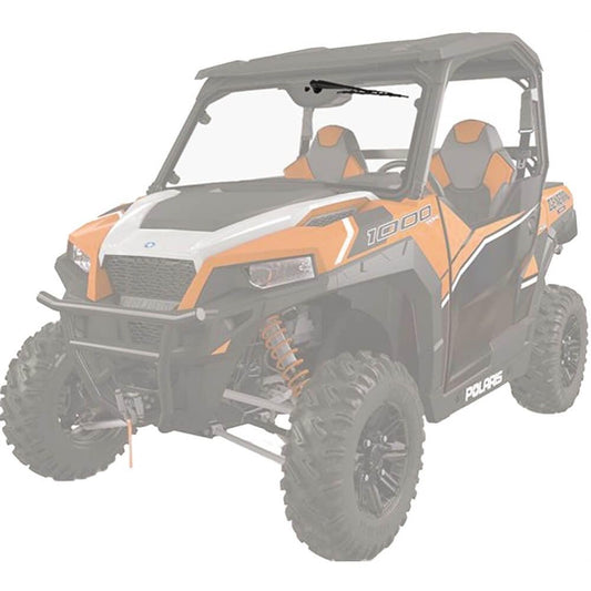 Polaris GENERAL UTV Windshield Wiper Kit for XP 1000 XP 4 1000, Full Windshield Compatible, 2 Liter Reservoir, Dash Mounted Rocker Switch and Hardware, Polaris Pulse Ready, For Rain and Snow - 2881090