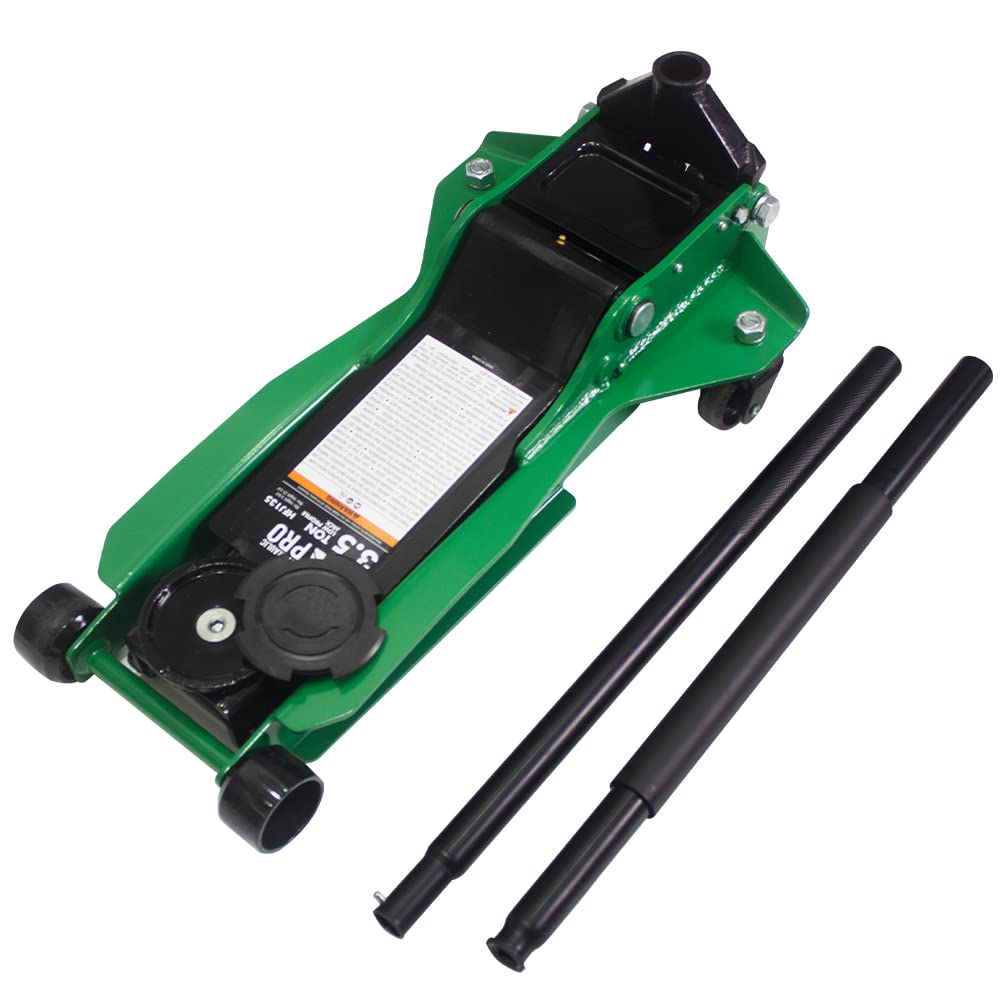 3 Ton Low Profile Floor Jack, Hydraulic Trolley Jack with Dual Pump, Quick Lift from 2.95" to 20.08", Heavy Duty for Cars, Trucks, SUVs