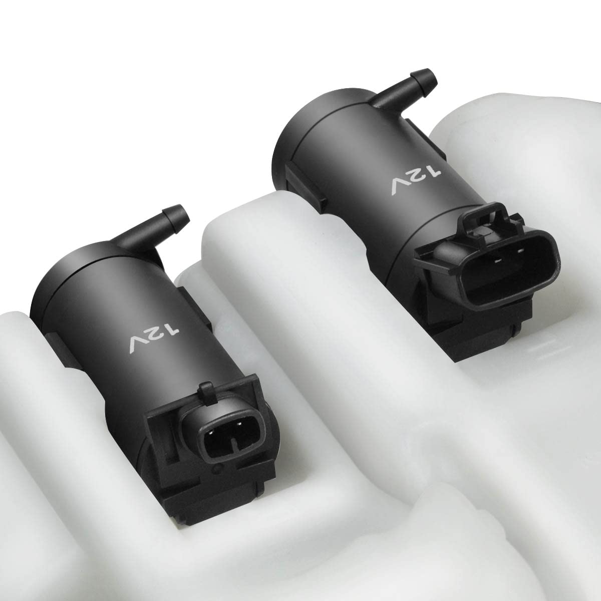 DNA Motoring OEM-WT-TO1288114 Factory Style Windshield Washer Fluid Reservoir w/Pump & Cap Compatible with 2001-2003 Rav4 Non Cold Climate