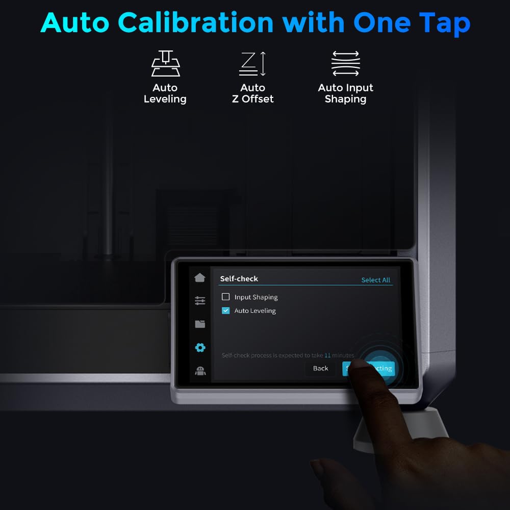 Creality K1 SE 3D Printer, with 600 mm/s Printing Speed CoreXY Auto Leveling and Z-Offset, 300℃ Dual-Gear Direct Extruder Full Metal Die Cast Upgraded K1, Printing Size 8.66x8.66x9.84 inch