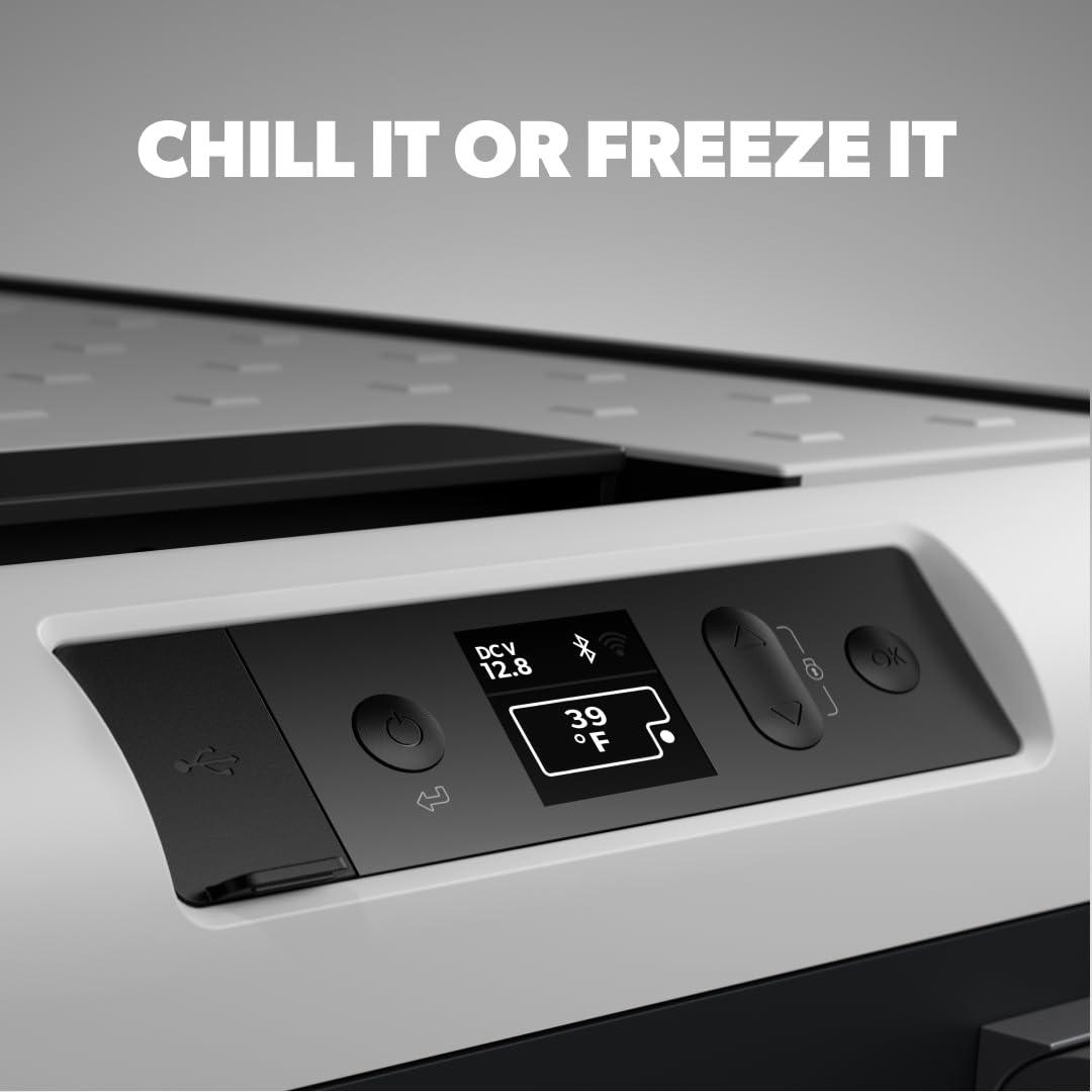 Dometic CFX3 100-Liter Portable Refrigerator and Freezer, Powered by AC/DC or Solar