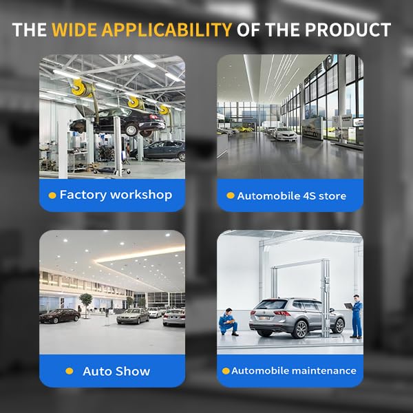 KATOOL 11000lbs 2 Post Car Lift Auto Lift 2 Post Lift Car Lifts for Home Garage (11000lbs Lift)