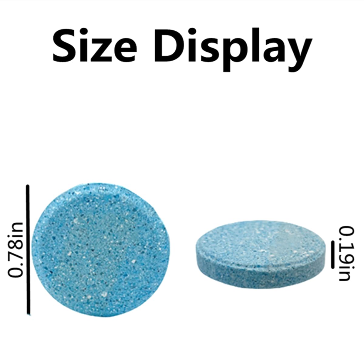 LLTWIFT Windshield Washer Tablets, Fast Dissolving, Solid Windshield Washer Fluid for Cleaning Automobile Windows and Mirrors (6)