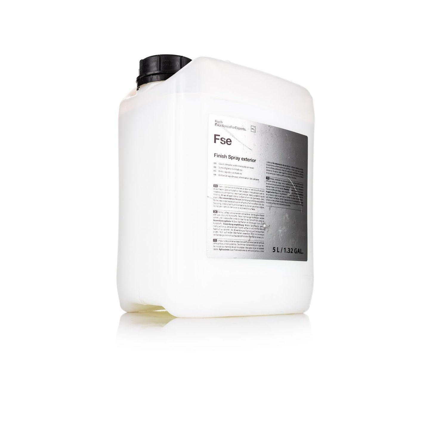 KOCHCHEMIE - Finish Spray Exterior Quick Detailer with Limescale Remover - Clean, Maintain & Preserve External Vehicle Surfaces, Glass, and Plastics; Ideal for Quick Finishing (5 Liter)