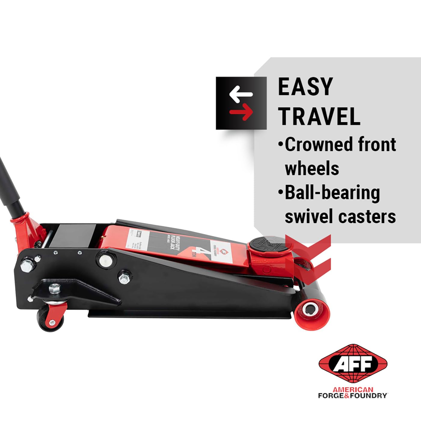 AFF 4 Ton Car Jack - Hydraulic Floor Jack with Lightning Lift - Heavy Duty