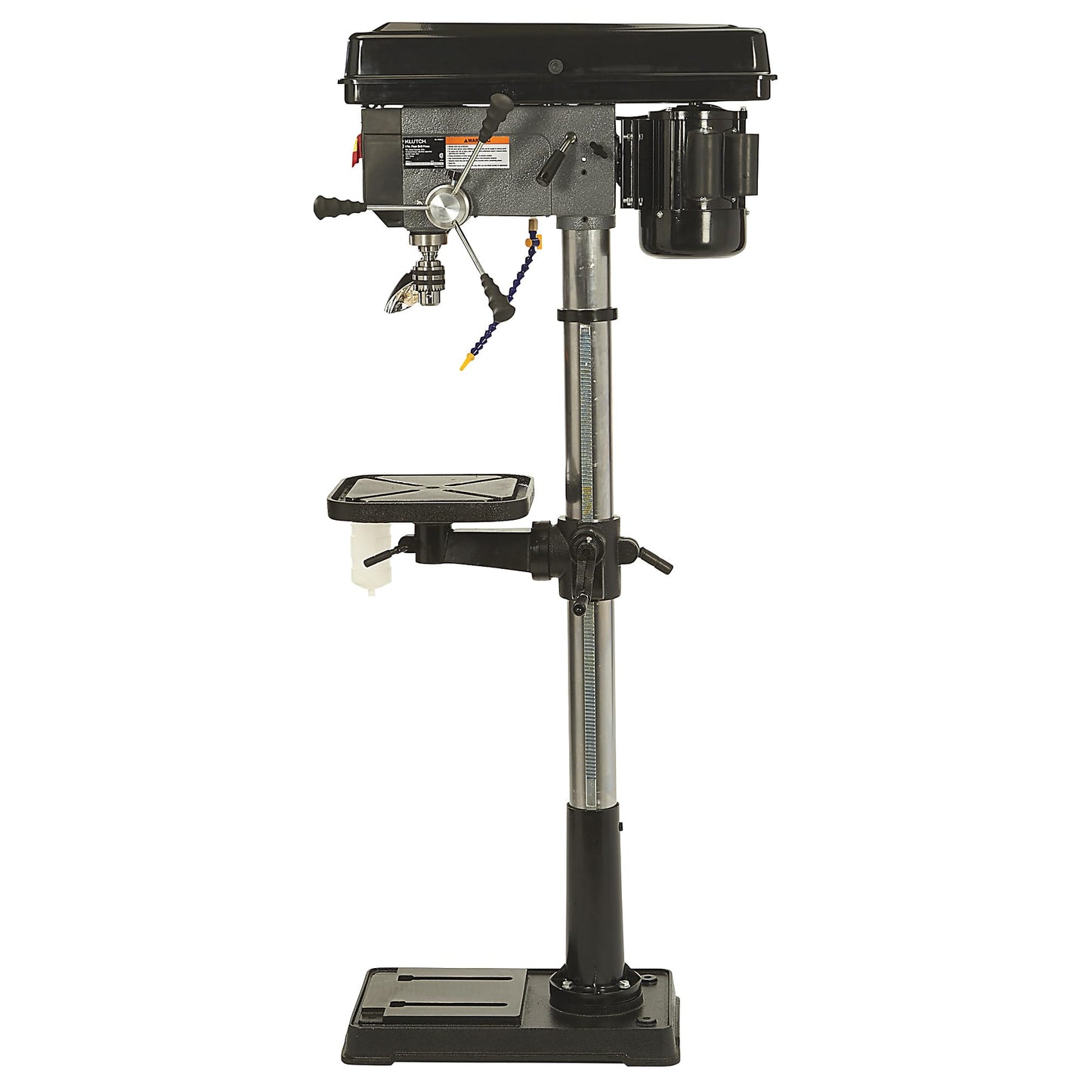 Klutch 17in. Floor Drill Press, 1 HP, 120 Volts, 5/8in. Chuck w/1in. Drilling Capacity, 45° Table Tilt