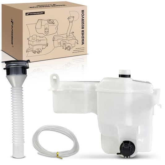 A-Premium Windshield Washer Fluid Reservoir Tank Assembly Compatible with Lexus IS F 2008-2014, IS250, IS350, GS300, GS350, GS450h, GS430, GS460 - with Cap & Pump & Sensor & Filler Neck