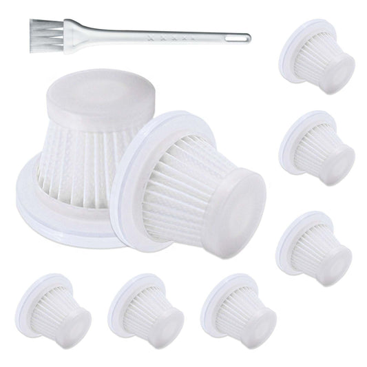 8 Pack lt-117c Multifunction Vacuum Cleaner Filter Replacement Compatible with KMM Handheld Car Vacuum Cleaner Filters, Model LT-117C, Washable Hepa Filter for Car, Home, Office, Pet