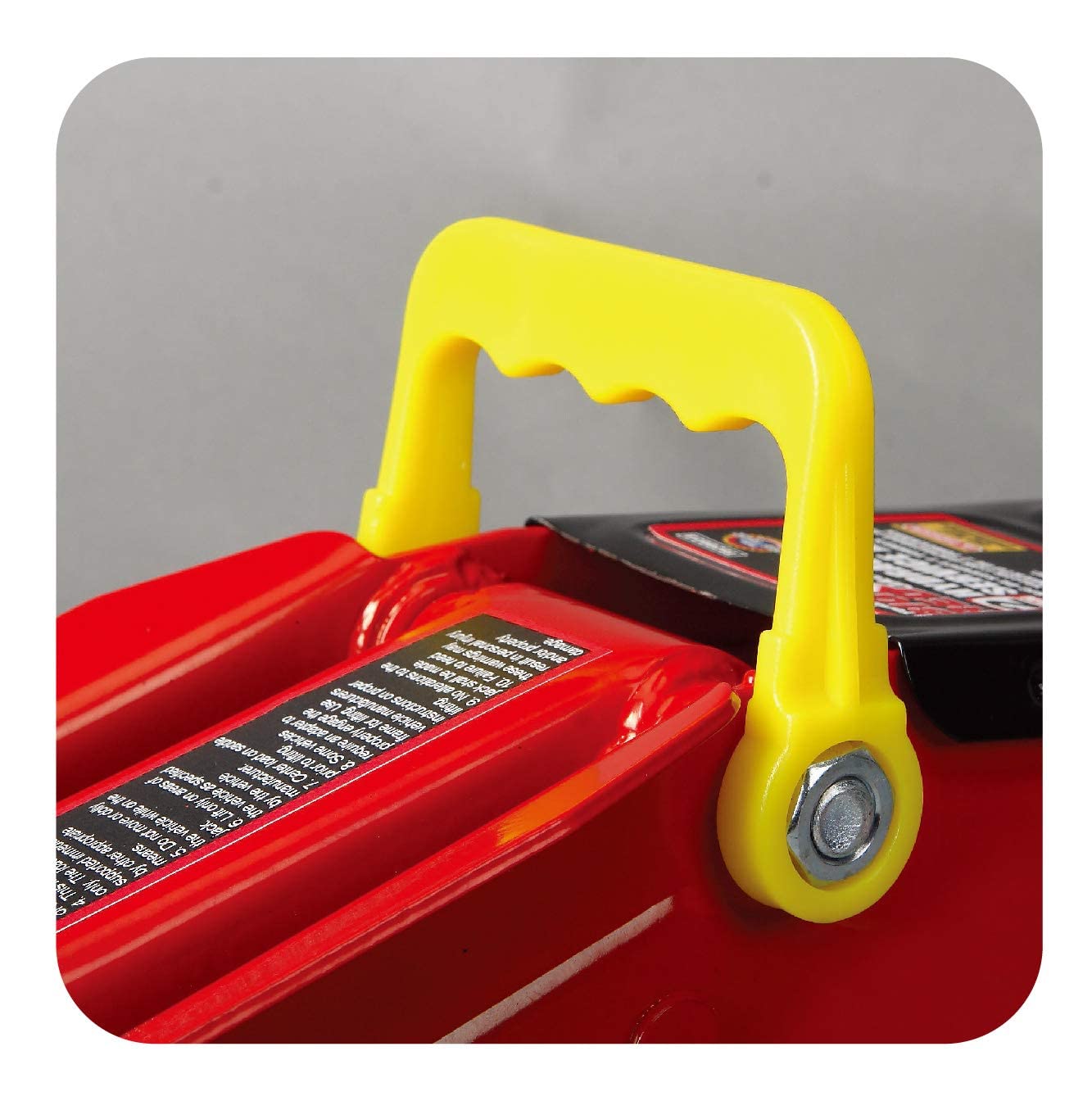 BIG RED TAM82012 Torin Hydraulic Trolley Service/Floor Jack with Blow Mold Carrying Storage Case, 2 Ton (4,000 lb) Capacity, Red