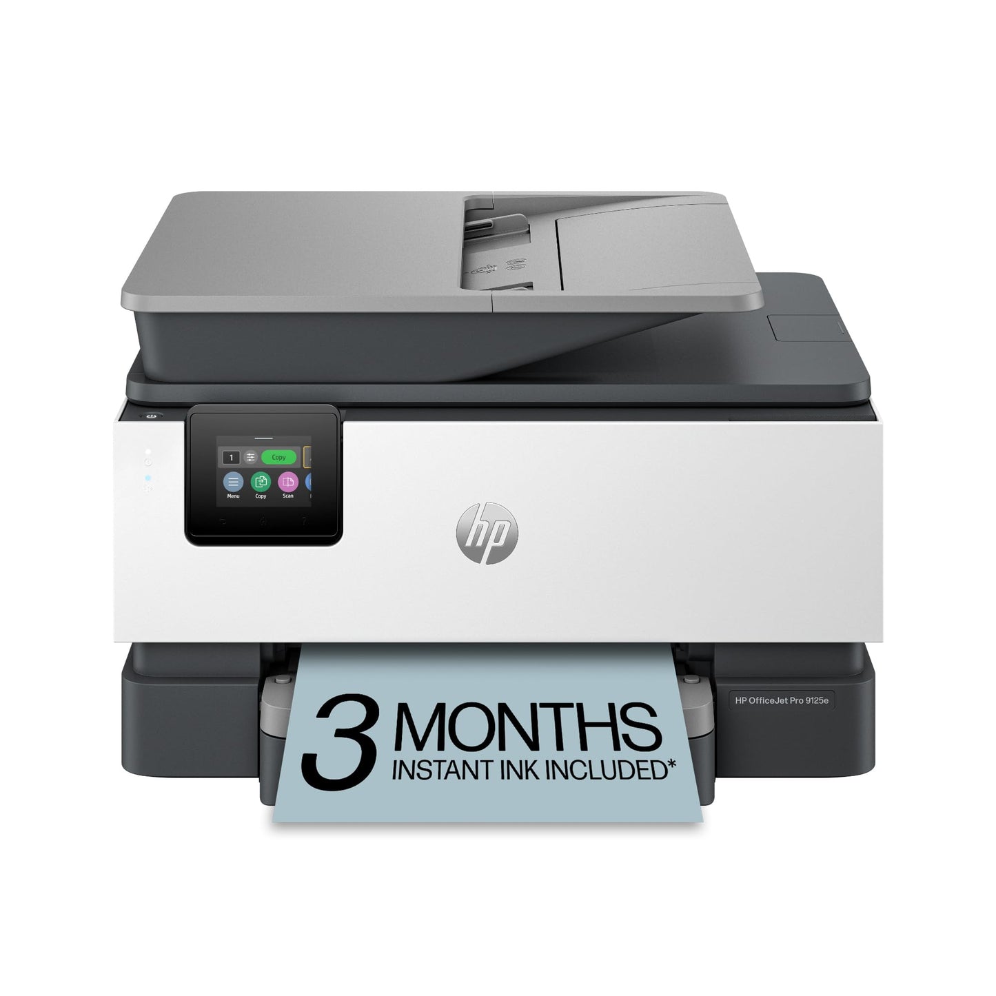 HP OfficeJet Pro 9125e Wireless All-in-One Color Inkjet Printer, Print, scan, copy, fax, ADF, Duplex printing best-for-office, 3 month Instant Ink trial included, AI-enabled (403X0A)