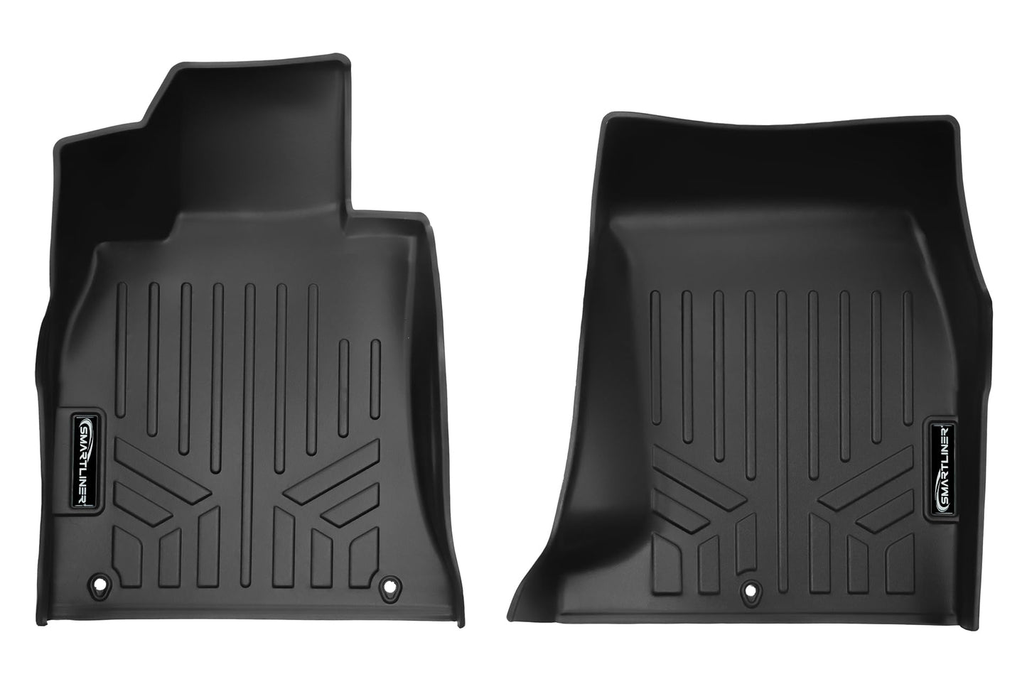 SMARTLINER Custom Fit All Weather 2 Row Floor Mat Liner Set Compatible with 2018-2023 Kia Stinger