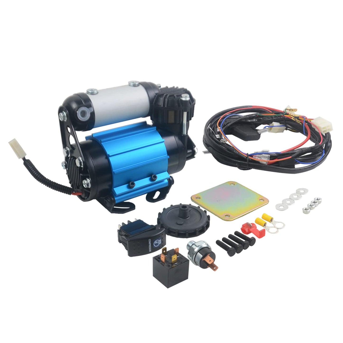 Lamerto 12V High Performance Air Compressor Replacement for CKMA12 On-Board, for Tire Inflation, Air Locker Activation