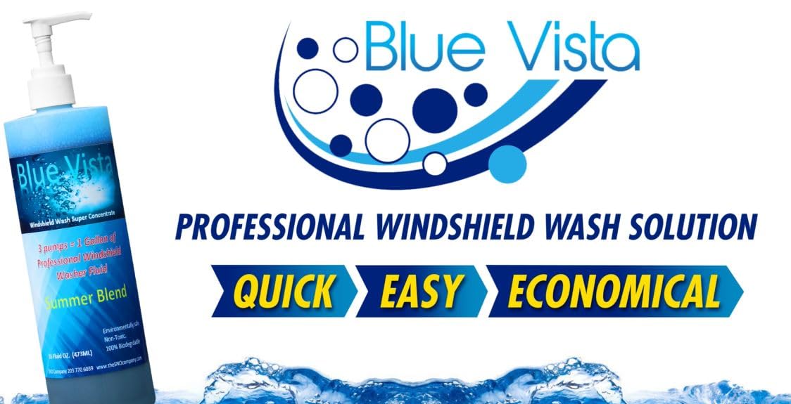 Blue Vista Super K Concentrate Windshield Washer Fluid Concentrate makes 195 Gallons