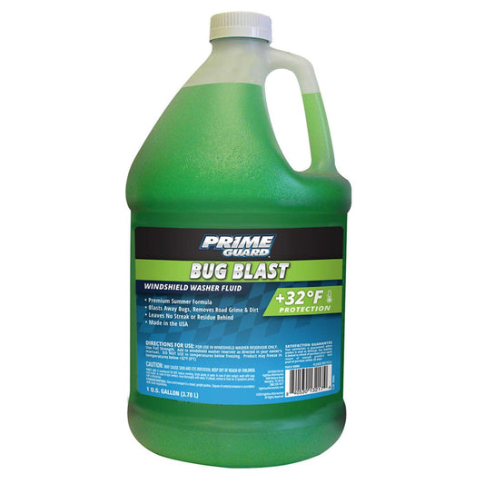 Prime Guard Bug Blast +32ºF Windshield Washer Fluid - 1 Gallon | SKU: 90006