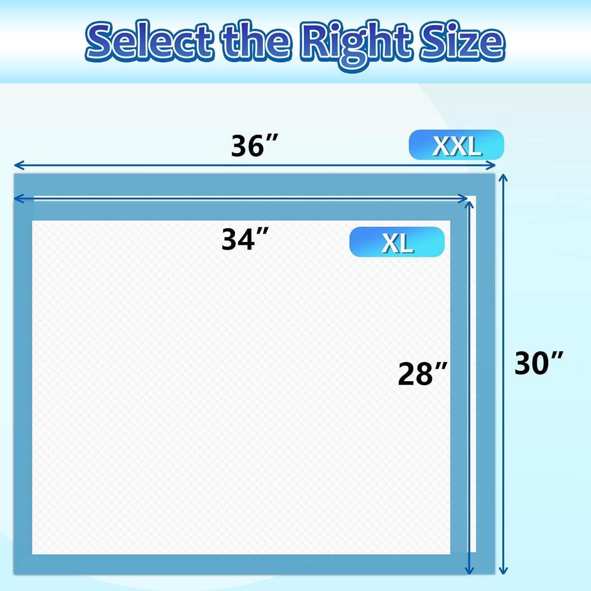 Dogcator Dog Pee Pads Extra Large 30"x36", 30 Count Super Absorbent Pee Pads for Dogs, Disposable Urine Bed Pads for Doggie, Thicken XXL Puppy Pads, Piddle Pads X-Large for Indoor, Outdoor Use