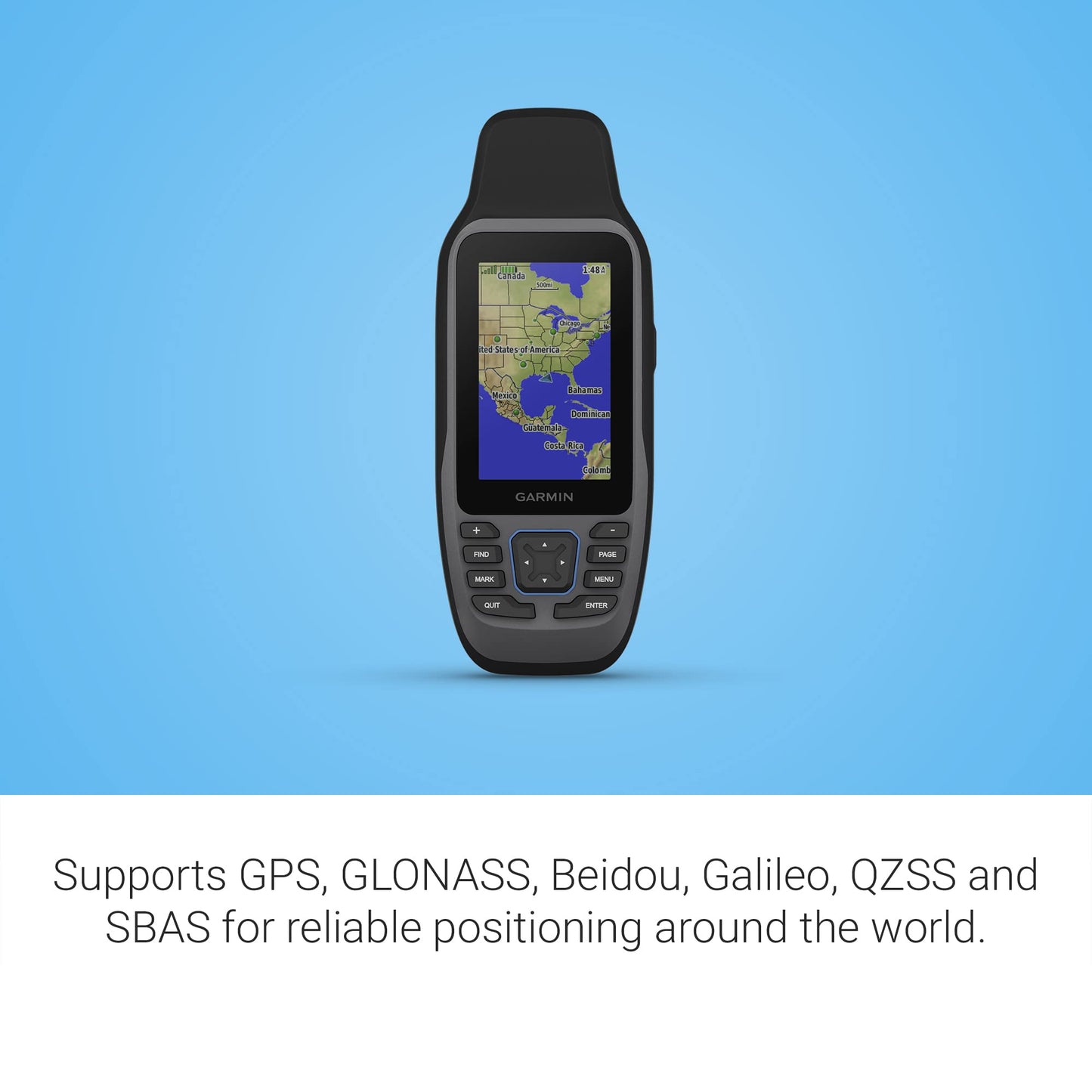 Garmin GPSMAP 79sc, Marine GPS Handheld Preloaded with BlueChart g3 Coastal Charts, Rugged Design and Floats in Water