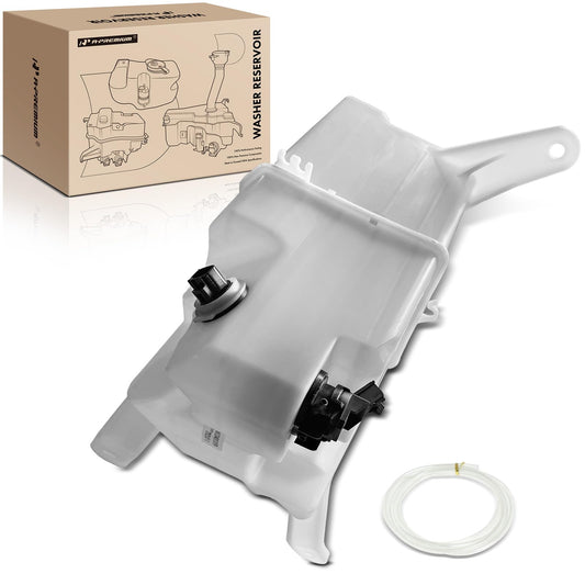 A-Premium Windshield Washer Reservoir Tank Assembly Compatible with Toyota Tundra 2007-2021 - with Cap & Fluid Level Sensor & Pump, Replace Part 853150C060