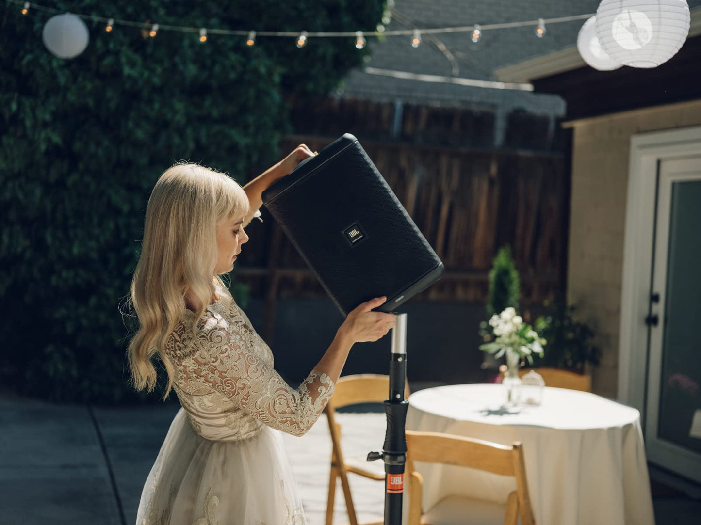 JBL Professional All-in- 1 Personal System with Bluetooth, XLR, Black, Rechargeable Portable PA (EON ONE Compact)