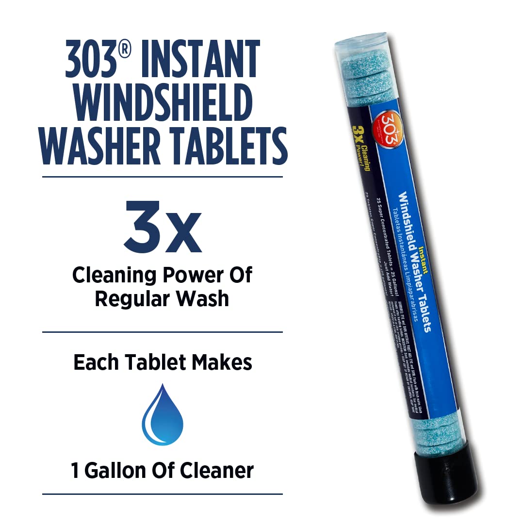 303 Products (230371-25PK) Instant Windshield Washer, 25 Tablet (Pack of 25)