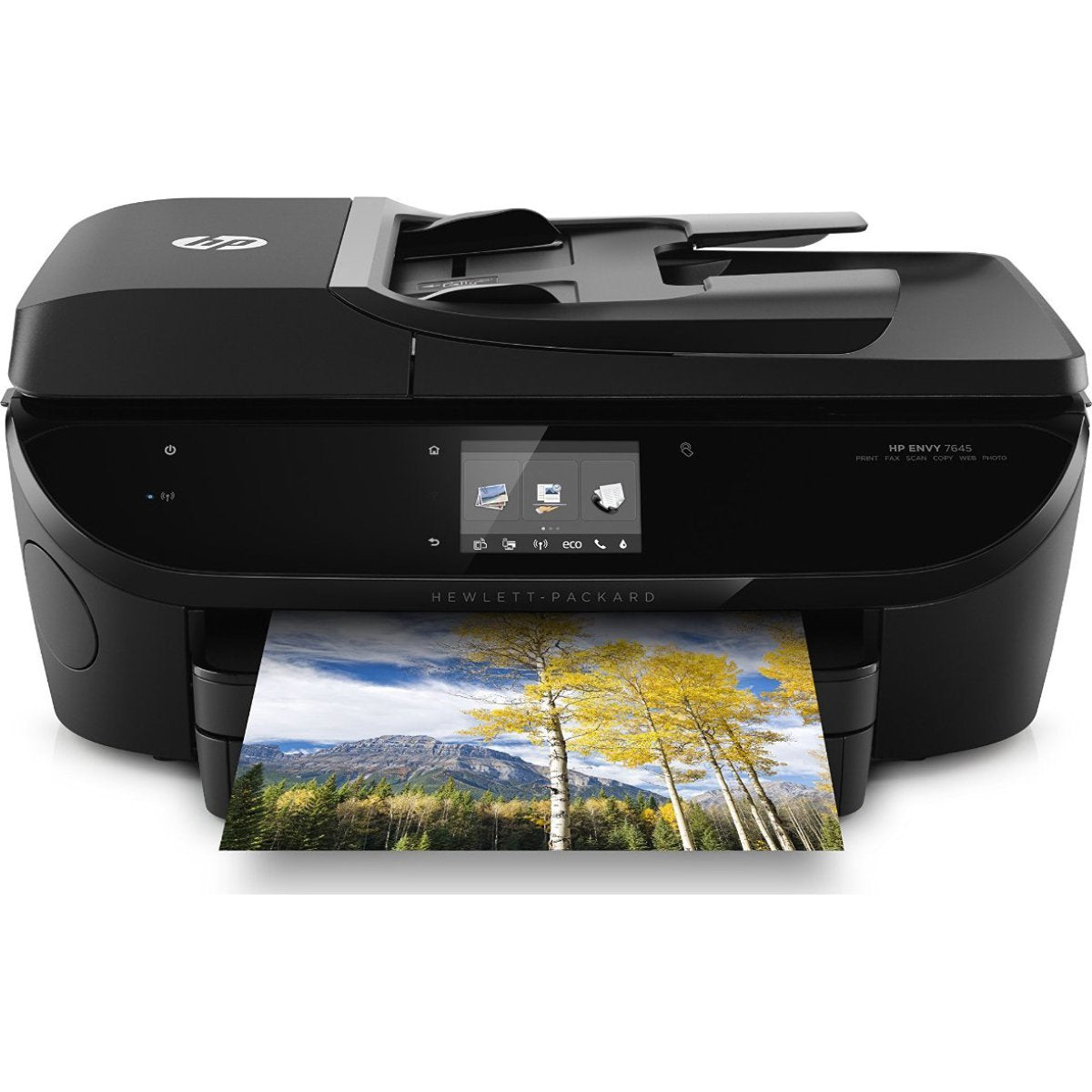 HP Envy 7640 Wireless All-in-One Color Photo Printer with Mobile Printing, HP Instant Ink or Amazon Dash replenishment ready (E4W43A)