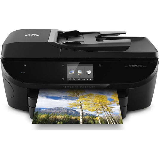 HP Envy 7640 Wireless All-in-One Color Photo Printer with Mobile Printing, HP Instant Ink or Amazon Dash replenishment ready (E4W43A)