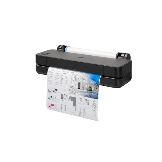 HP DesignJet T210 Large Format 24-inch Plotter Printer, with Modern Compact Design (8AG32D) - New Model