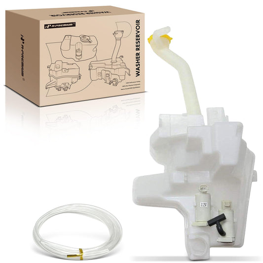 A-Premium Windshield Washer Reservoir Tank Assembly Compatible with Subaru Forester 2014 2015 2016 2017 2018 - with Pump & Cap & Fluid Level Sensor, Replace Part 86631SG020-PFM