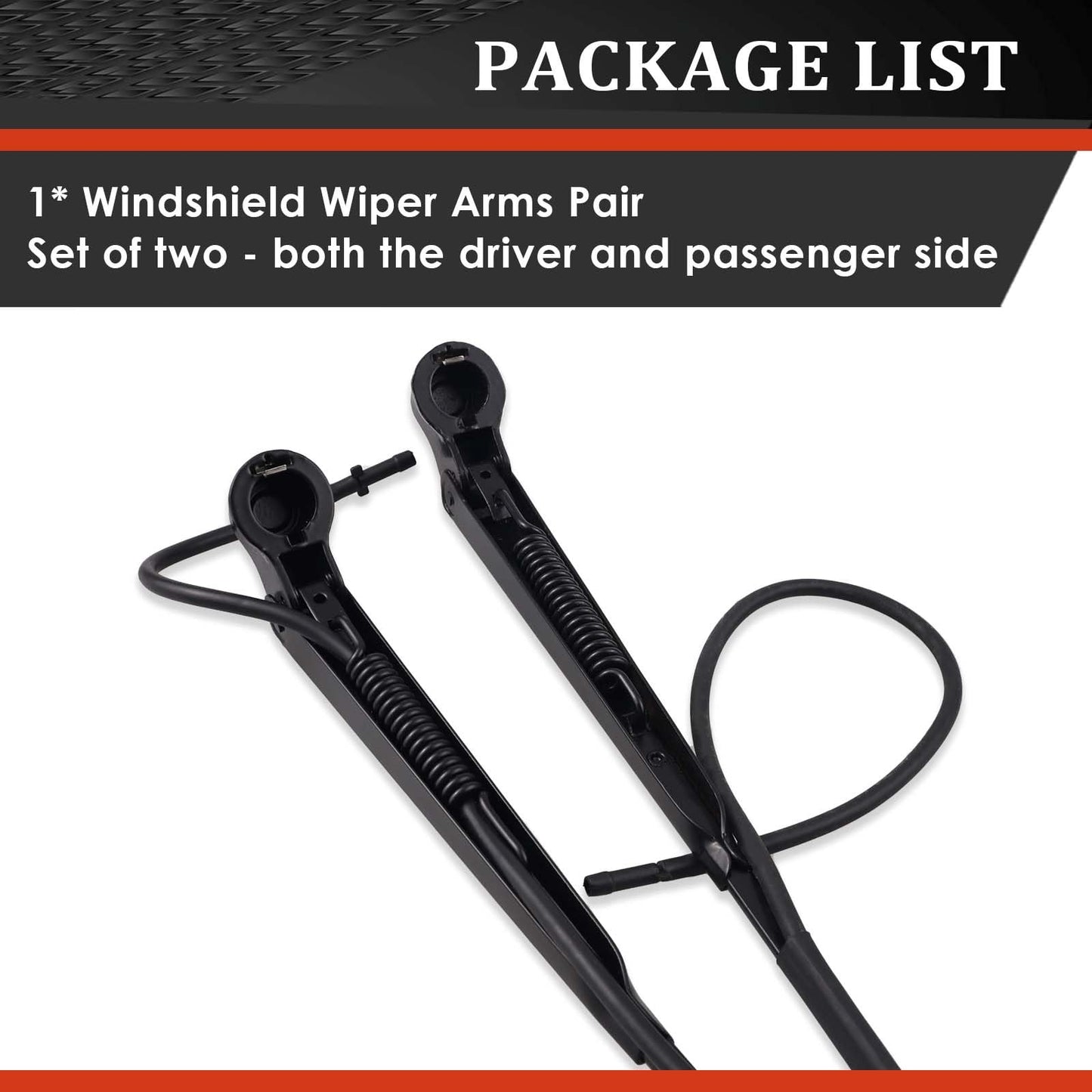 OLIMPOCICLI 1969 (Late) - 1982 Corvette Windshield Wiper Arms Pair C3 NEW