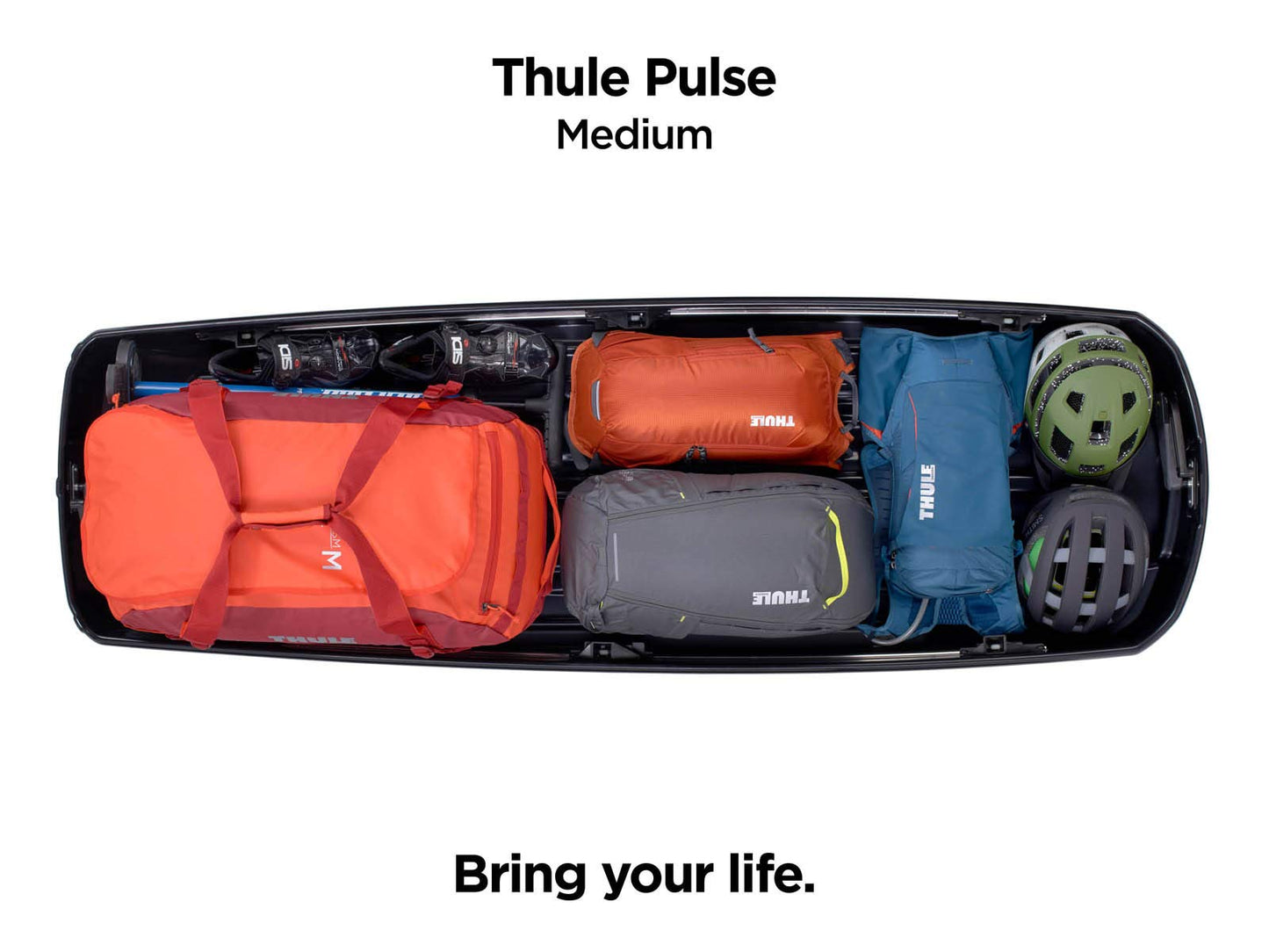 Thule 614 Pulse Cargo Box, Medium, Black