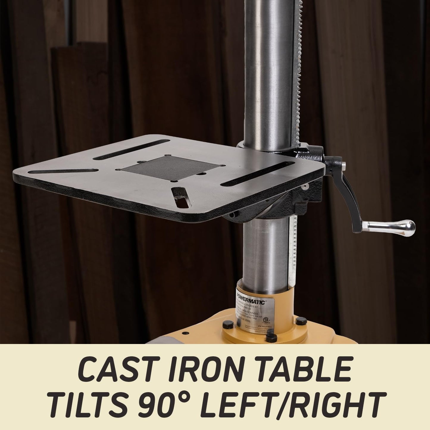 Powermatic 15-Inch Floor Drill Press, Variable Speed, 3/4 HP, 115V 1Ph (Model PM2815FS)