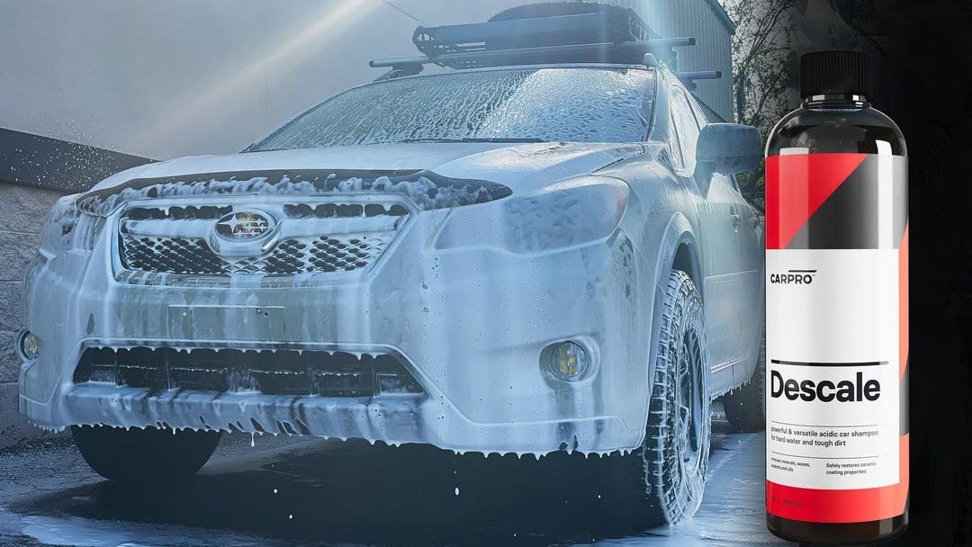 CARPRO Descale Acidic Car Shampoo Wash Concentrate, Removes Minerals, Waxes, Sealants & Oils - Gallon (135oz)