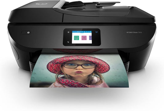 HP ENVY Photo 7858 All-in-One Inkjet Color Photo Printer with Mobile Printing K7S08A (Renewed)