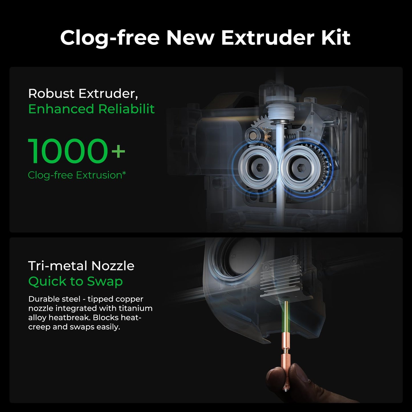 Creality K1C 3D Printer, 600mm/s High Speed Printing, Robust Direct Extruder, Fully Auto Leveling with Al Camera, Support Carbon Fiber Filaments 3D Printers