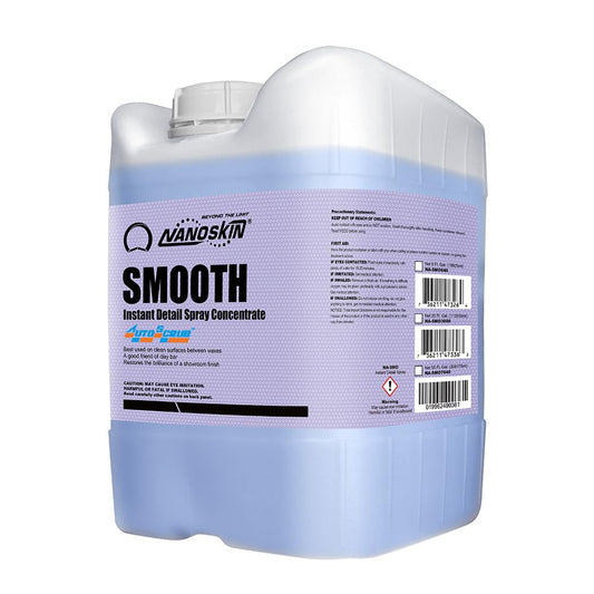 Nanoskin SMOOTH Quick Detailer Spray 5 Gallons for Car Detailing | Superior Gloss Enhancer, Wax Booster & Clay Lubricant | Waterless, Effortless Cleanup of Dust, Smudges, Fingerprints & Contaminants