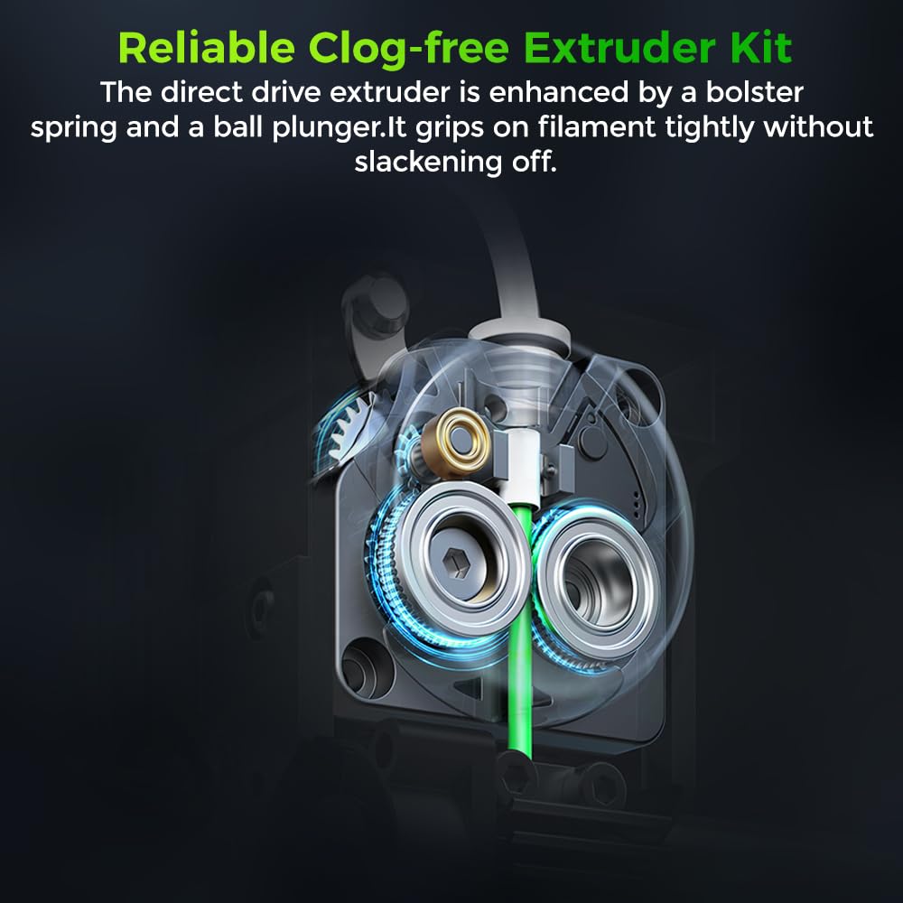 Official Creality Ender 3 V3 Plus 3D Printer, Upgraded with Large Build Volume 11.81 * 11.81 * 12.99 inch 600mm/s Printing Speed Auto Leveling Direct Extruder 300℃ Print Dual Y Motors